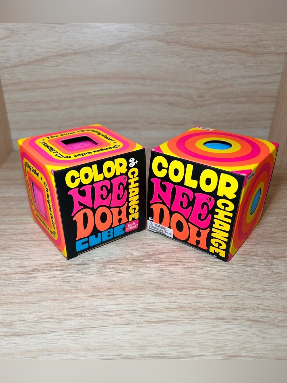 NEEDOH Color Change Set of 2 Squishy Toys